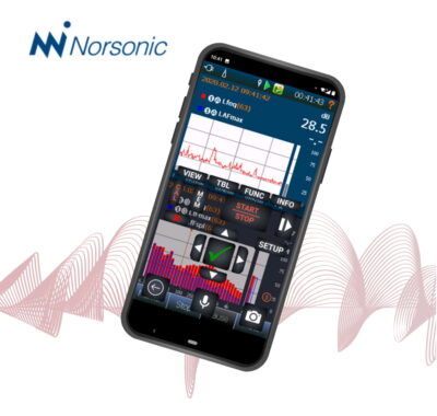 Kontroluj mierniki poziomu dźwięku Nor145 i Nor150 na odległość!