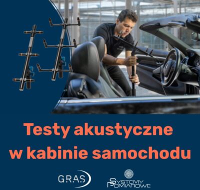 Matryce mikrofonowe GRAS - innowacja w badaniach akustyki wnętrza samochodów