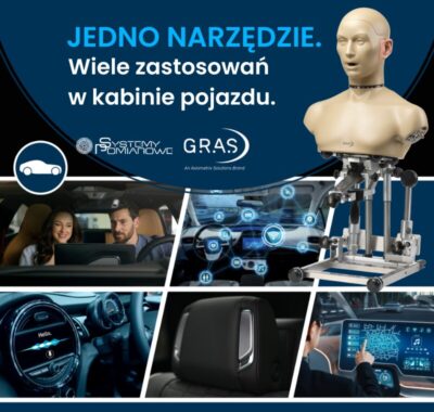 Nowość GRAS 45BD AutoKEMAR – realistyczna symulacja akustyki wnętrza pojazdu