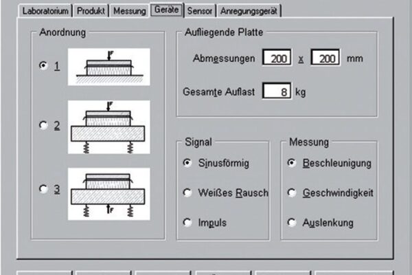 System do pomiaru sztywności dynamicznej
