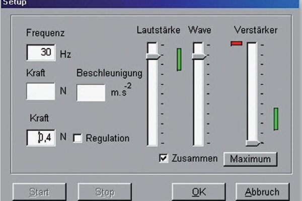 System do pomiaru sztywności dynamicznej